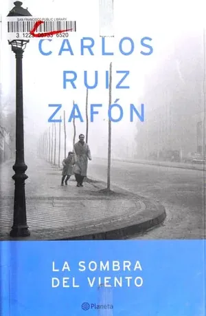 Portada de La sombra del viento