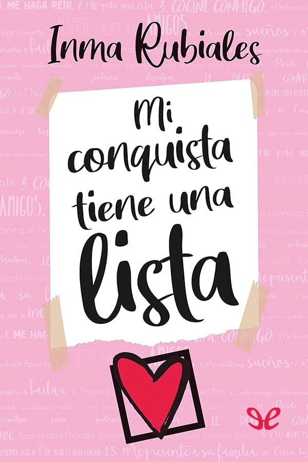 Portada de Mi conquista tiene una lista